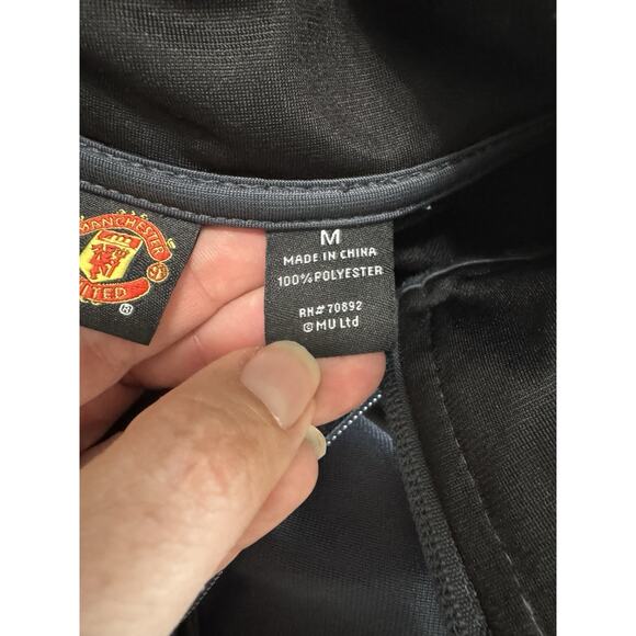 Manchester United FC Jacket Soccer Football Club Track Windbreaker Adult Medium - Picture 5 of 6